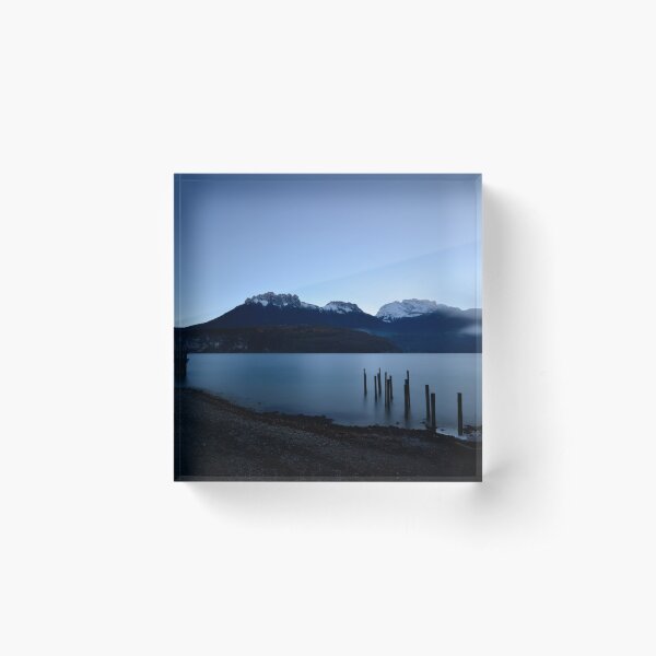 Lake Annecy before Sunrise.....24th of November 2018 Acrylic Block