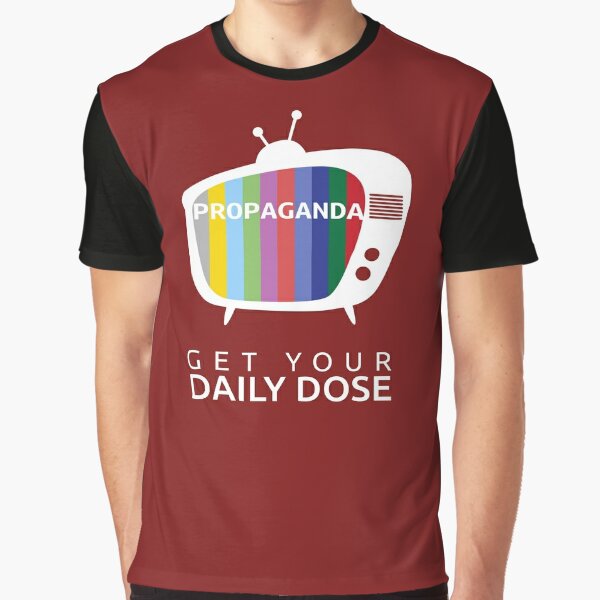 TV Propaganda Graphic T-Shirt
