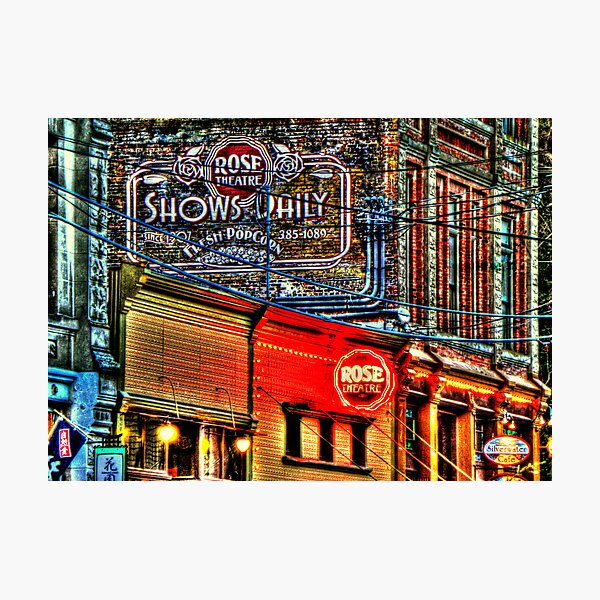 Item preview, The Rose Theatre ~ Port Townsend, Wa ~ HDR Series designed and sold by lanebrain photography.