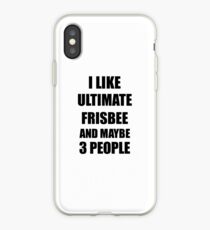 Vinilo o funda para iPhone ULTIMATE FRISBEE Lover Funny Gift Idea I Like Hobby
