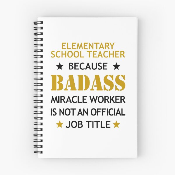 Item preview, Elementary School Teacher Badass Birthday Funny Christmas Gift designed and sold by smily-tees.