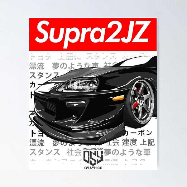 Item preview, Toyota Supra MK4 2JZ (Black) designed and sold by Osman Çetin Yapıcı.