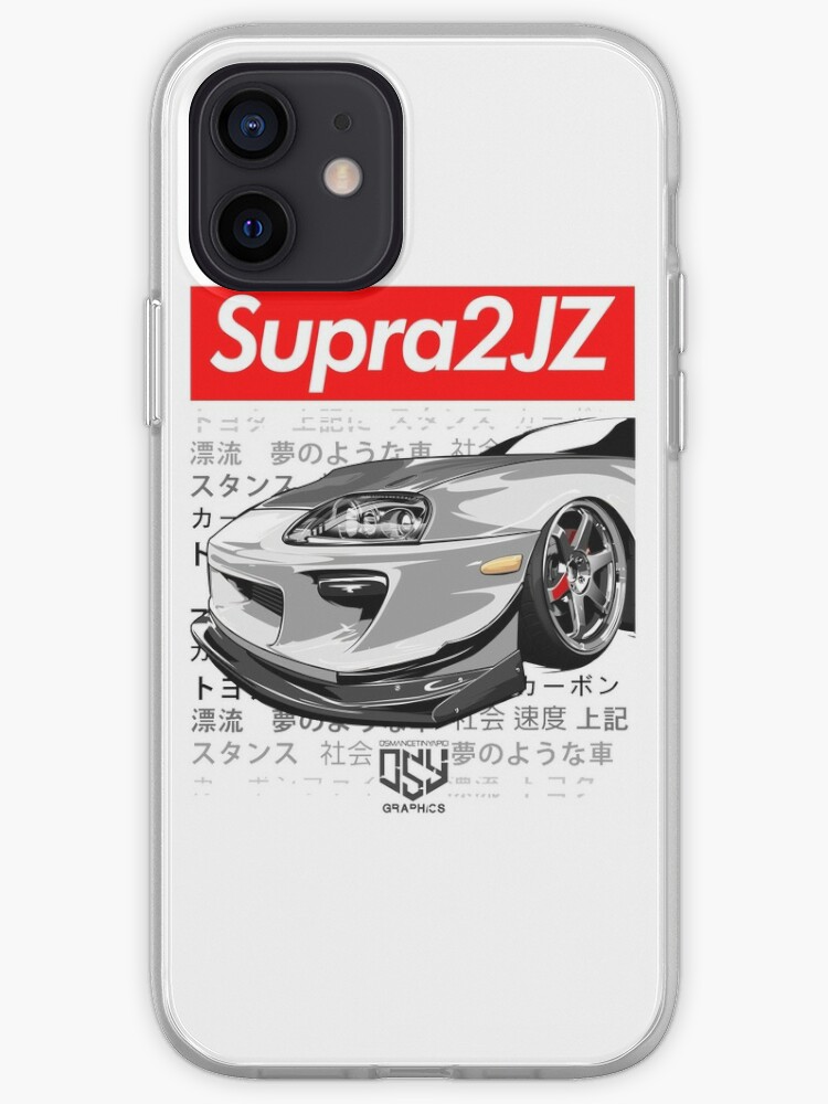 Toyota Supra Mk4 2jz White Iphone Case Cover By Osmancetinyapic Redbubble