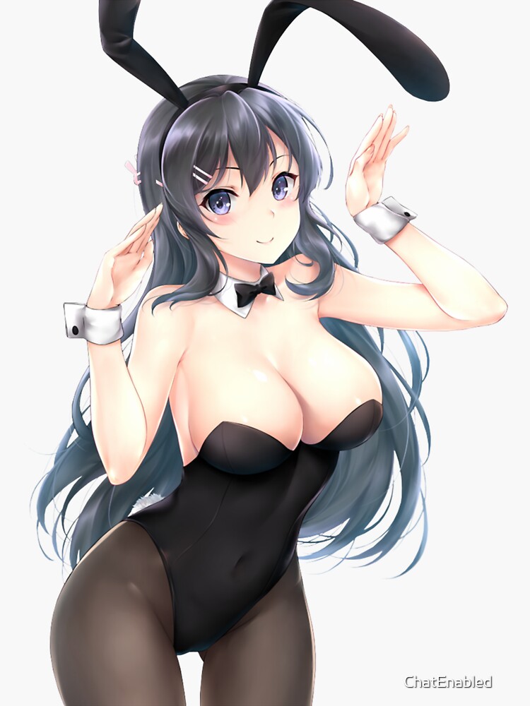 Bunny Girl Senpai Sticker For Sale By Chatenabled Redbubble 8248