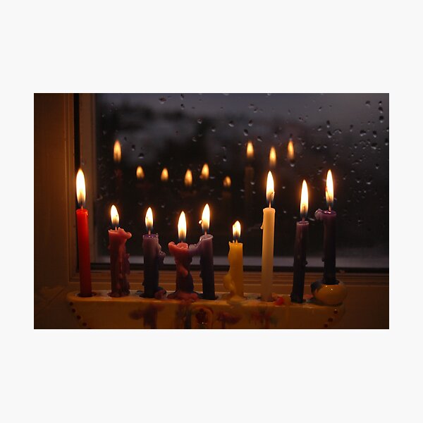 Happy Hanukkah Photographic Print