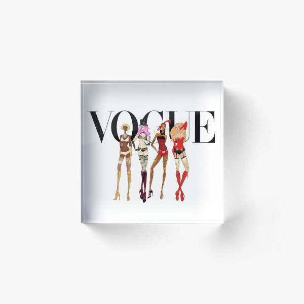 Voulez-vous coucher avec moi? | @makemeunison Digital Art Acrylic Block