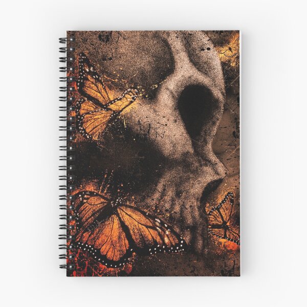 Artikelvorschau, Skull With Butterflies entworfen und verkauft von Time Garvanliev.
