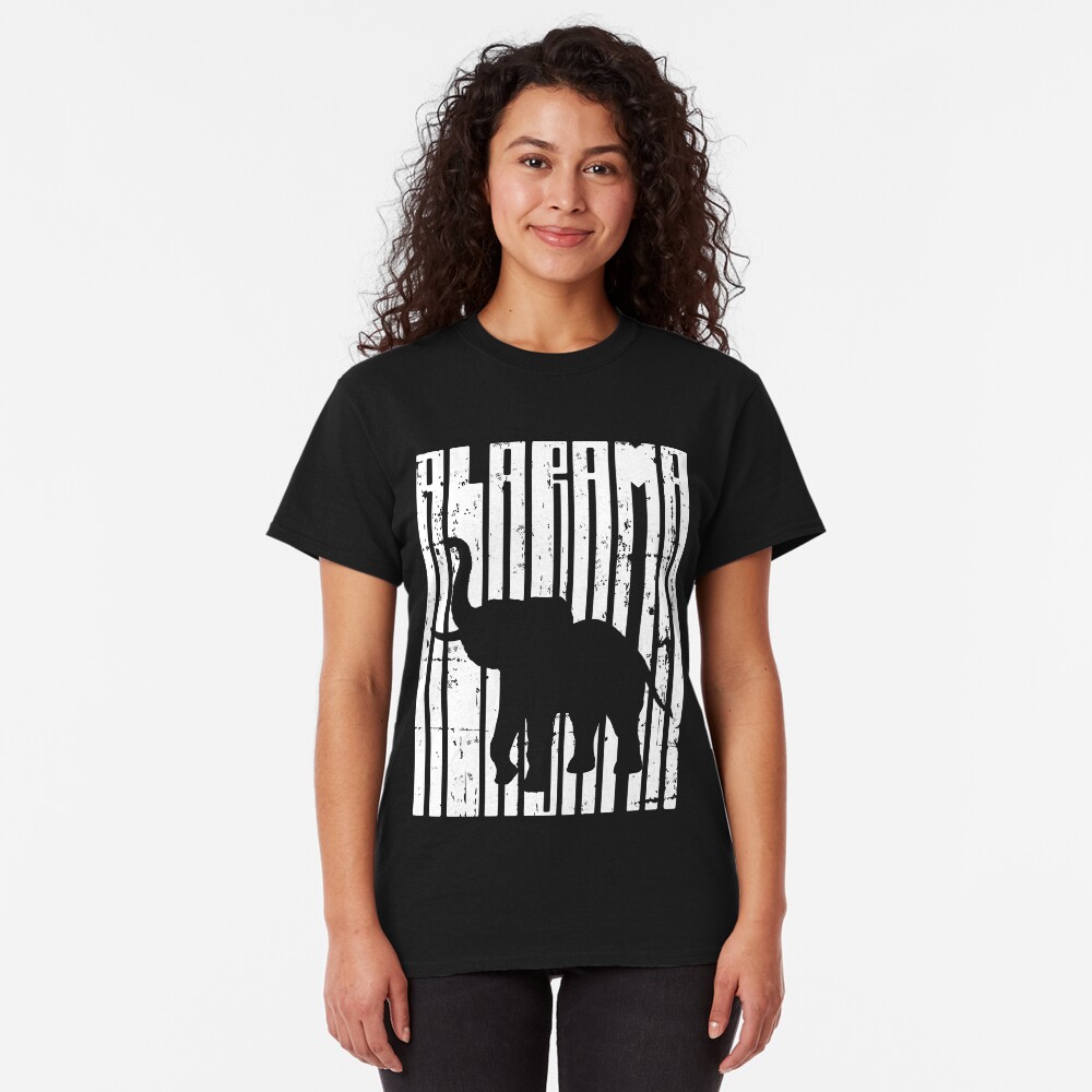 Vintage Distressed Alabama Elephant Apparel and Decor Classic T-Shirt