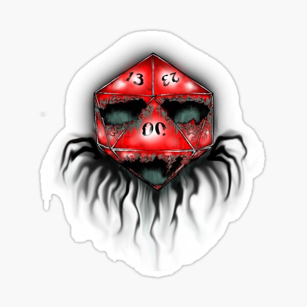 Evil Dice Sticker
