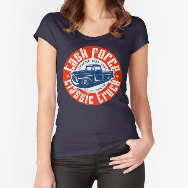 Task Force Apache Classic Truck 1955 - 1959 Fitted Scoop T-Shirt