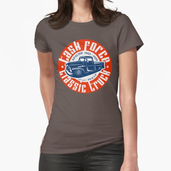 Task Force Apache Classic Truck 1955 - 1959 Fitted T-Shirt