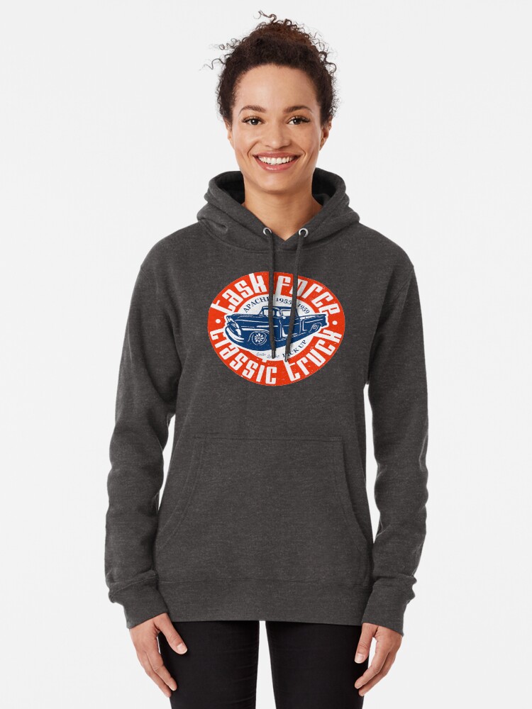 Alternative Ansicht von Task Force Apache Classic Truck 1955 - 1959 Hoodie