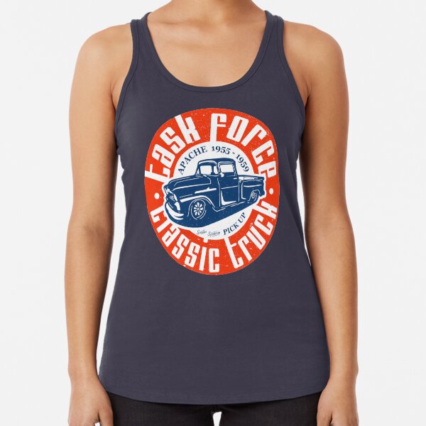 Task Force Apache Classic Truck 1955 - 1959 Racerback Tank Top