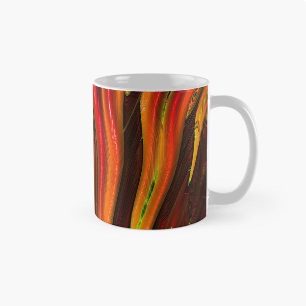 Item preview, Orange Red Fire Abstract Fractal Art designed and sold by roseglasses.