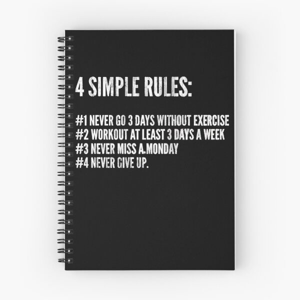 Item preview, 4 simple rules to fitness! designed and sold by ericsj11.