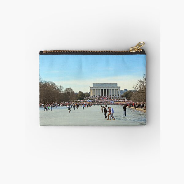 Item preview, On Ice at the Lincoln Memorial designed and sold by Cora Wandel.