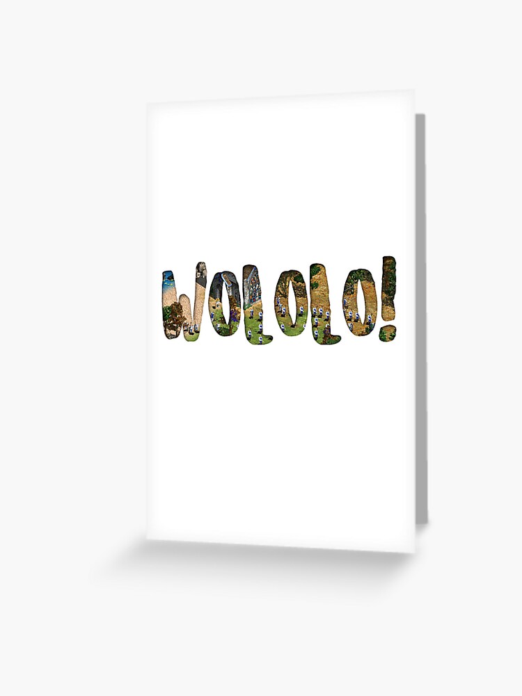 Age Of Empires Wololo Landscape Greeting Card By Sulingen07 Redbubble