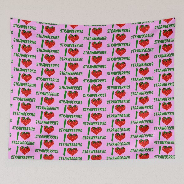 Artikelvorschau, Ich liebe Erdbeeren entworfen und verkauft von Epic Love Designs.