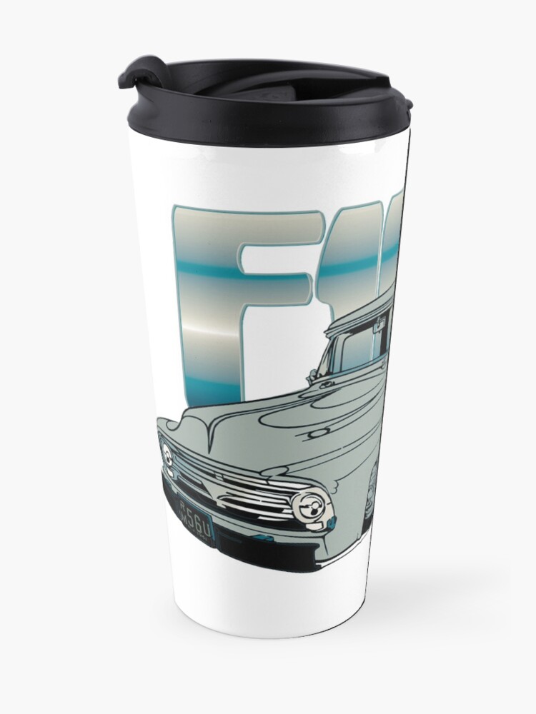 Alternative Ansicht von Ford F100 Truck Driver 1953 - 1956 Thermobecher