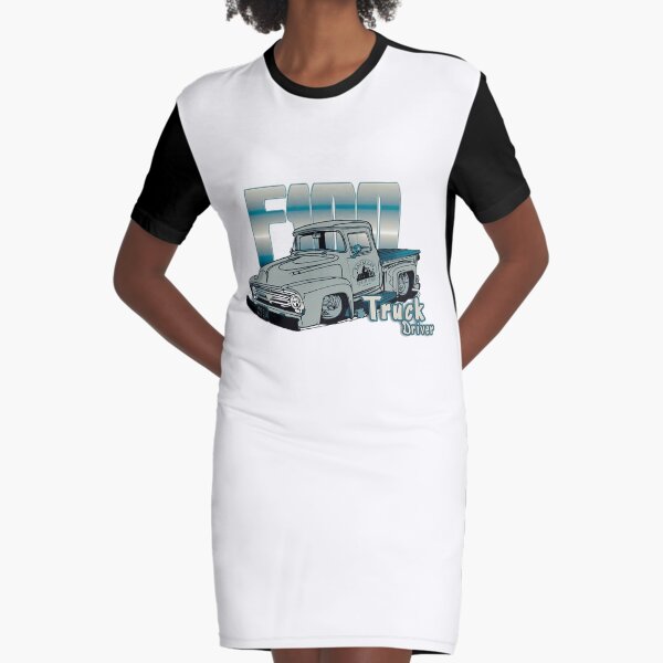 Ford F100 Truck Driver 1953 - 1956 Graphic T-Shirt Dress