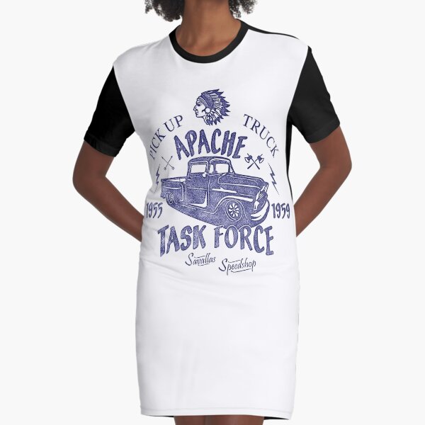 Chevrolet Apache Truck Task Force Series Graphic T-Shirt Dress
