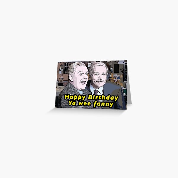 no a shite tip Jack /& Victor Navid Isa /'runs a tight ship Winston Still Game
