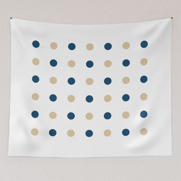 Item preview, Blue and Gold Dots designed and sold by Space &  Lines.