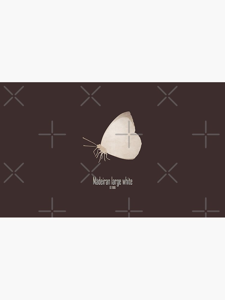 Thumbnail 6 of 6, Coffee Mug, Madeiran large white - Endangered and extinct species (dark background) designed and sold by 12images.