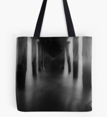 Pillars in the mist Tote Bag