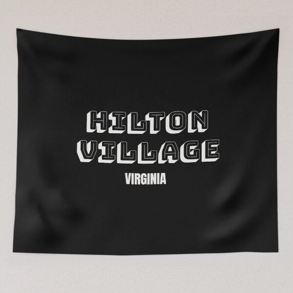Item preview, Historic Hilton Village Virginia 80's Font Style Graphics designed and sold by fungear.