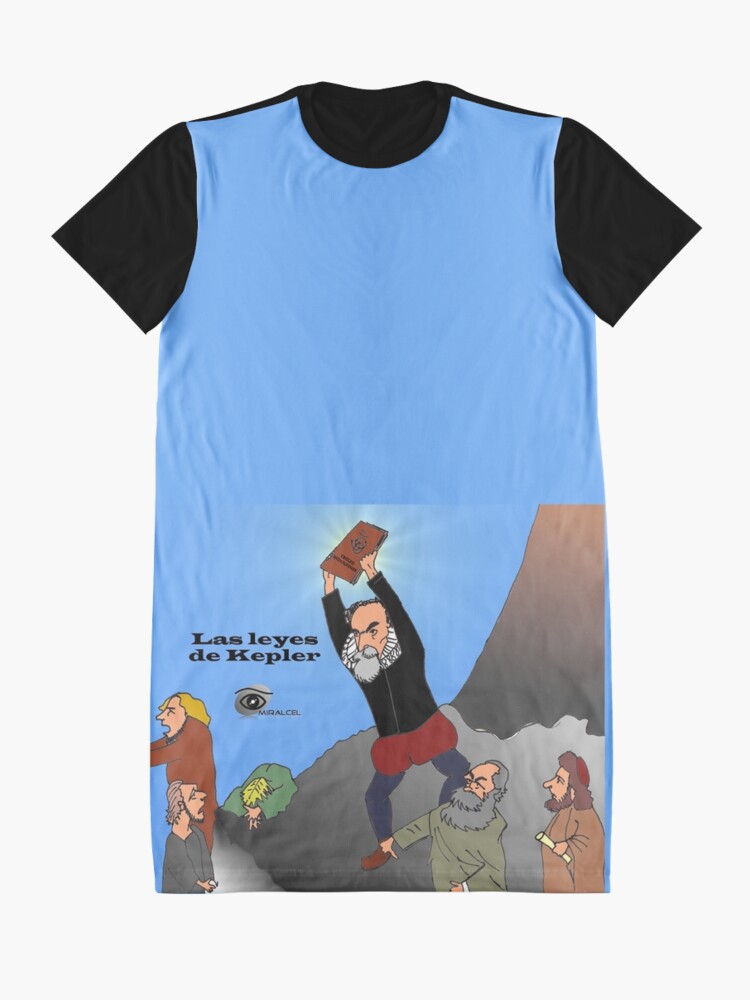 Alternate view of Kepler laws Graphic T-Shirt Dress