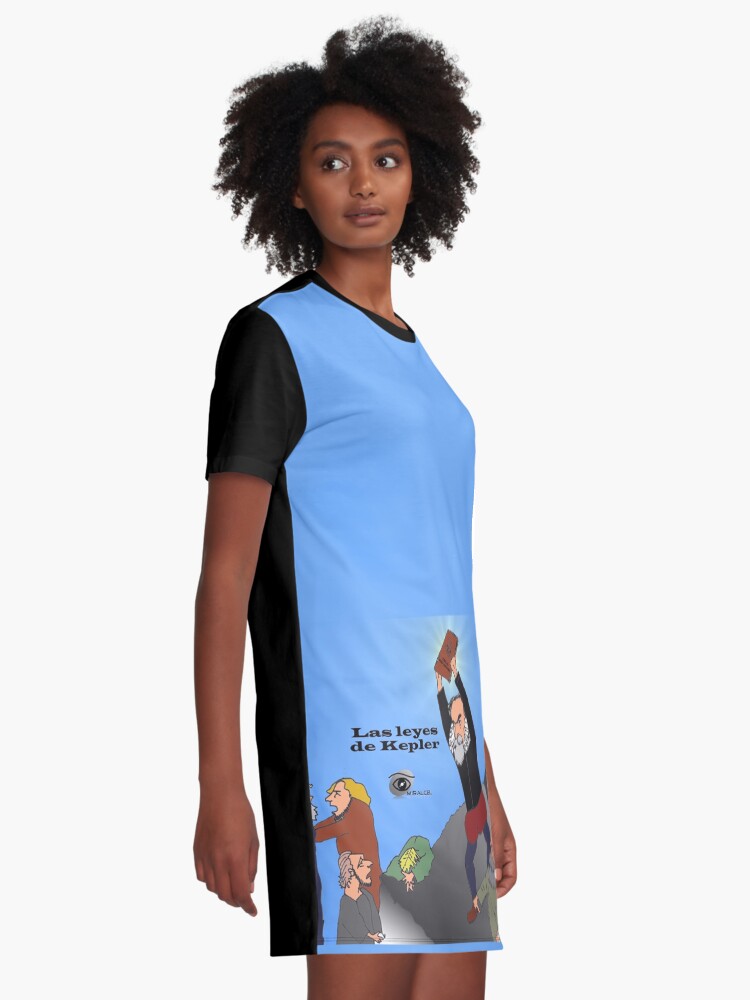 Alternate view of Kepler laws Graphic T-Shirt Dress