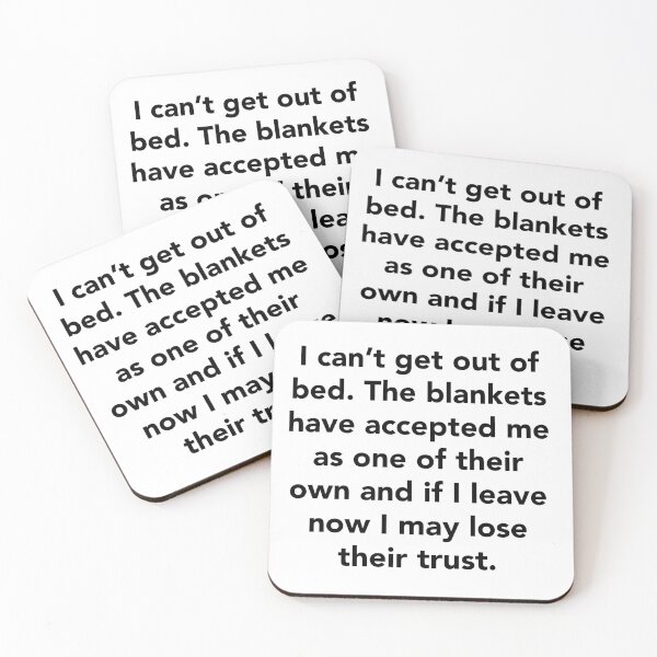 Item preview, I can't get out of bed designed and sold by Bello Designs.