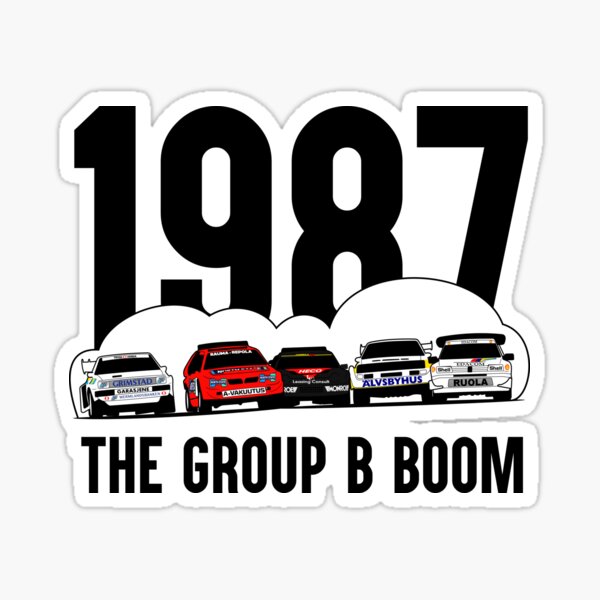 Artikel-Vorschau von The group B boom, designt und verkauft von purpletwinturbo.