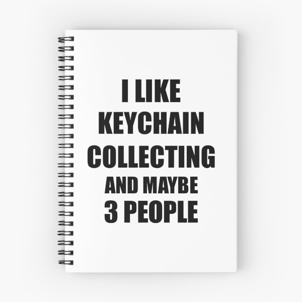 Item preview, KEYCHAIN COLLECTING Lover Funny Gift Idea I Like Hobby designed and sold by FunnyGiftIdeas.