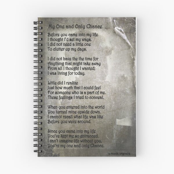 Item preview, My One and Only Chance designed and sold by Rhonda Strickland.