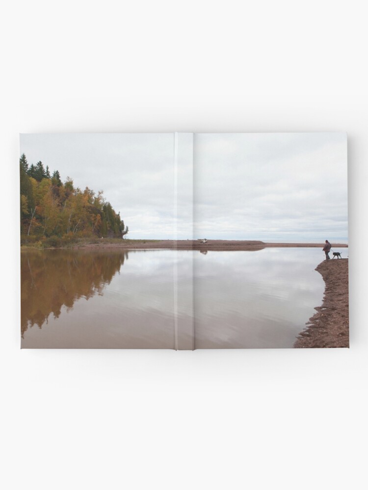 Alternate view of Mouth of the Gooseberry River Hardcover Journal