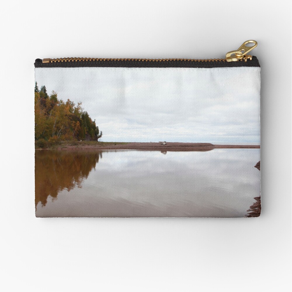 Mouth of the Gooseberry River Zipper Pouch