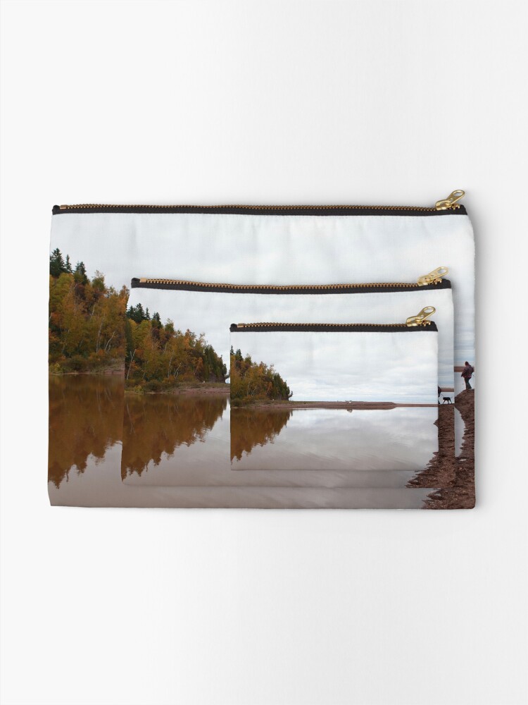 Alternate view of Mouth of the Gooseberry River Zipper Pouch