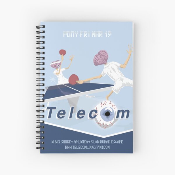 Telecom at Pony 2010 03 19 Spiral Notebook