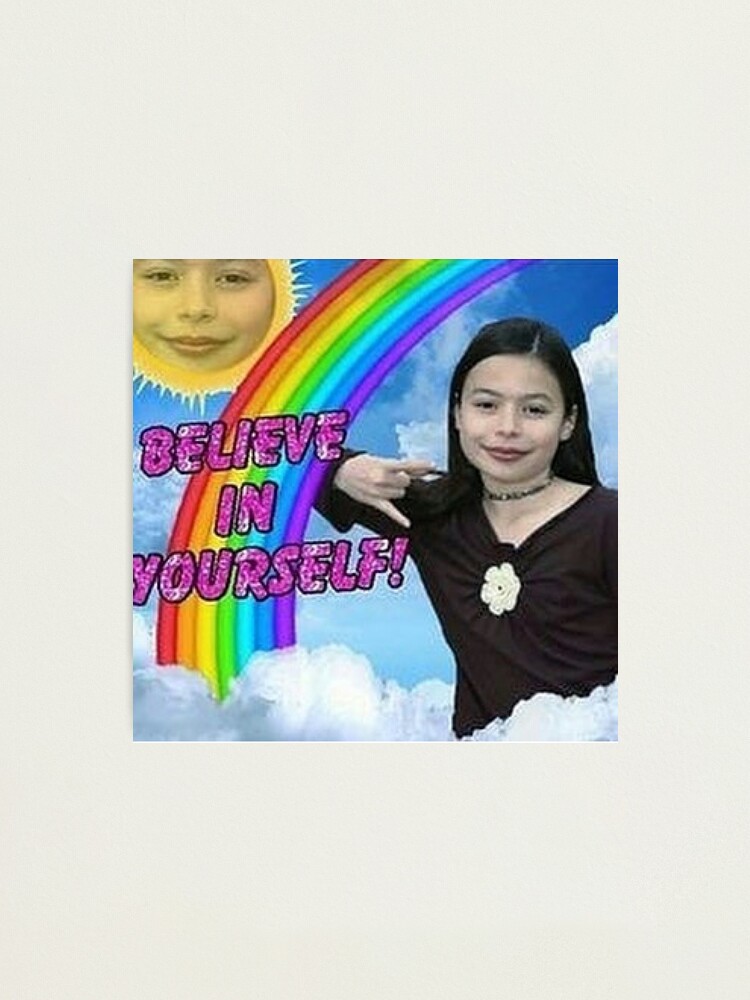 Alternate view of believe in uself! Photographic Print