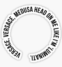 Versace head Sticker