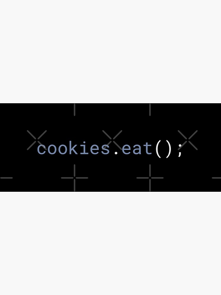 Thumbnail 3 of 3, Sticker, JavaScript - Eat Cookies designed and sold by developer-gifts.