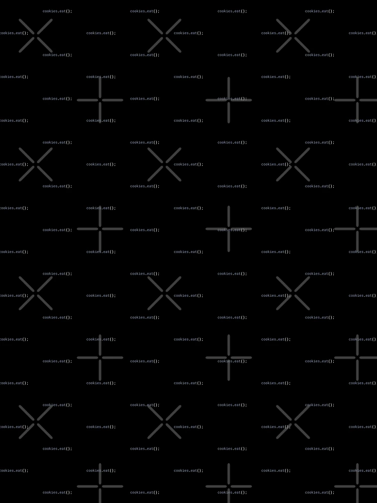 Thumbnail 3 of 3, Scarf, JavaScript - Eat Cookies designed and sold by developer-gifts.