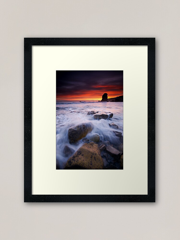 Alternate view of Winters dawn Framed Art Print