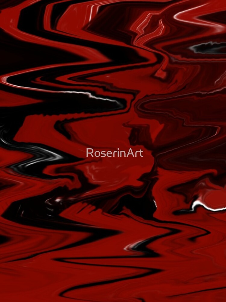 Red, White, and Black Marble by RoserinArt