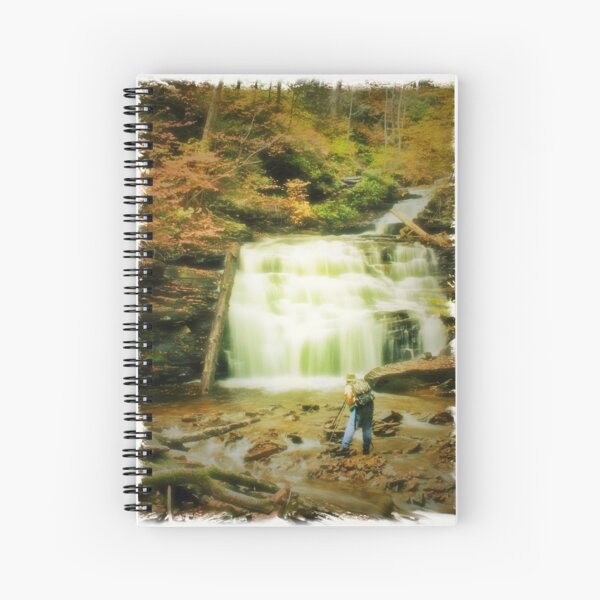 Tim at Mohican Falls Spiral Notebook