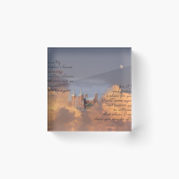 In My Father's house-John 14:2 Acrylic Block