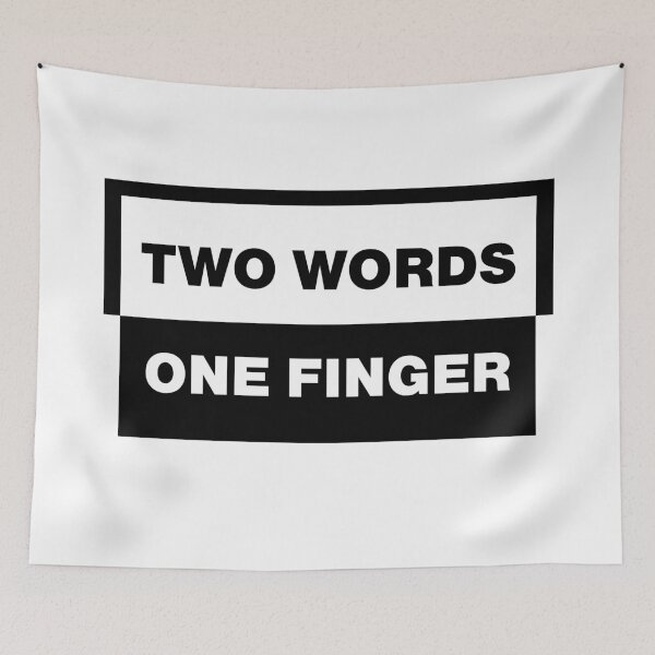 Item preview, Two words, one finger designed and sold by Varden.