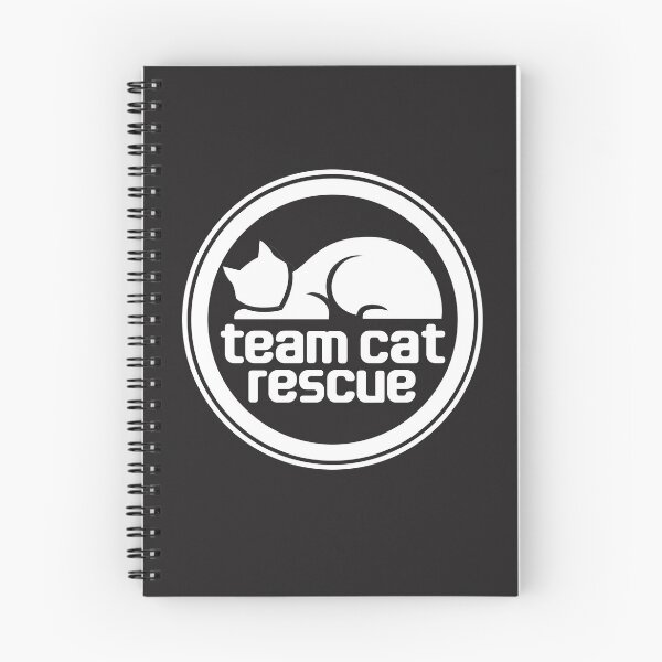 Item preview, Team Cat Rescue logo (white) designed and sold by TeamCatRescue.